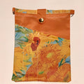 Book Bag/Jacket - Orange Sunflowers