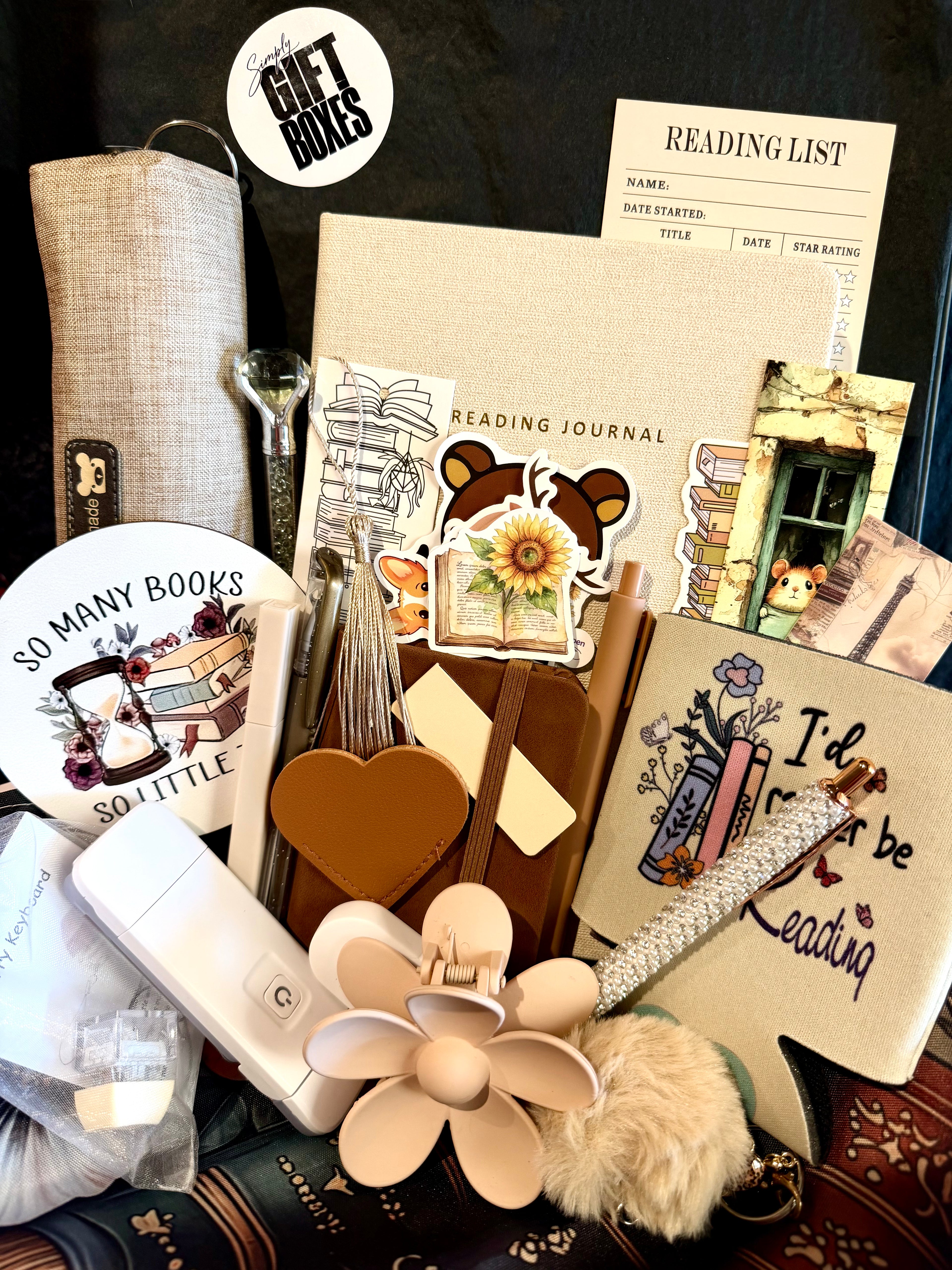 Avid Reader: Signature Bookish Bundle, Earthy Neutral