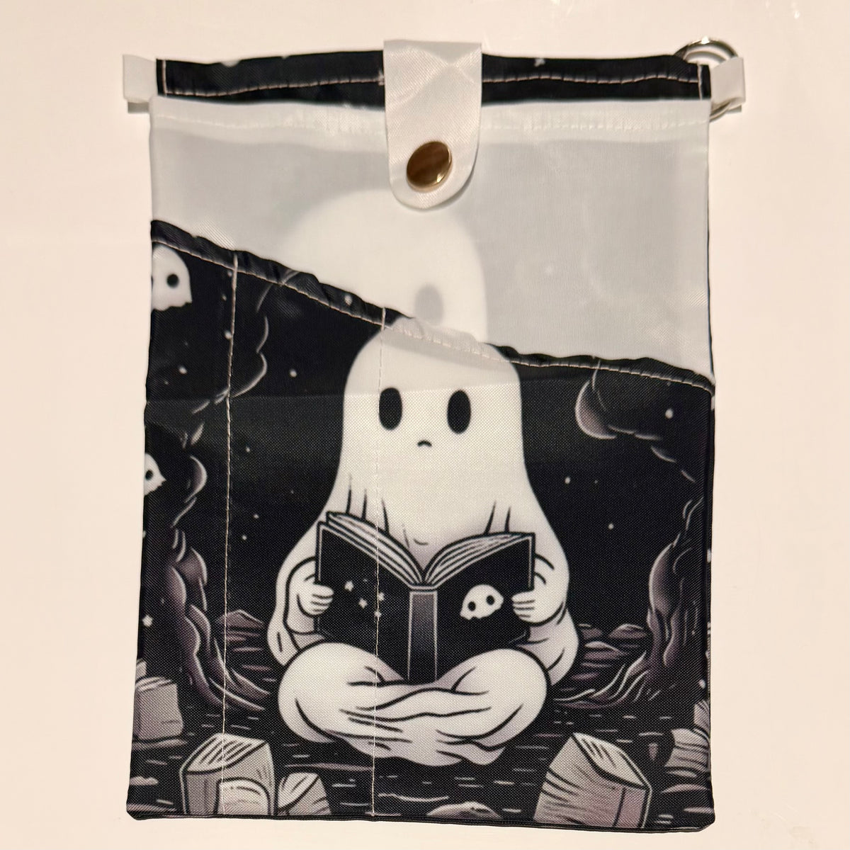 Book Bag/Jacket - Cosy Ghost