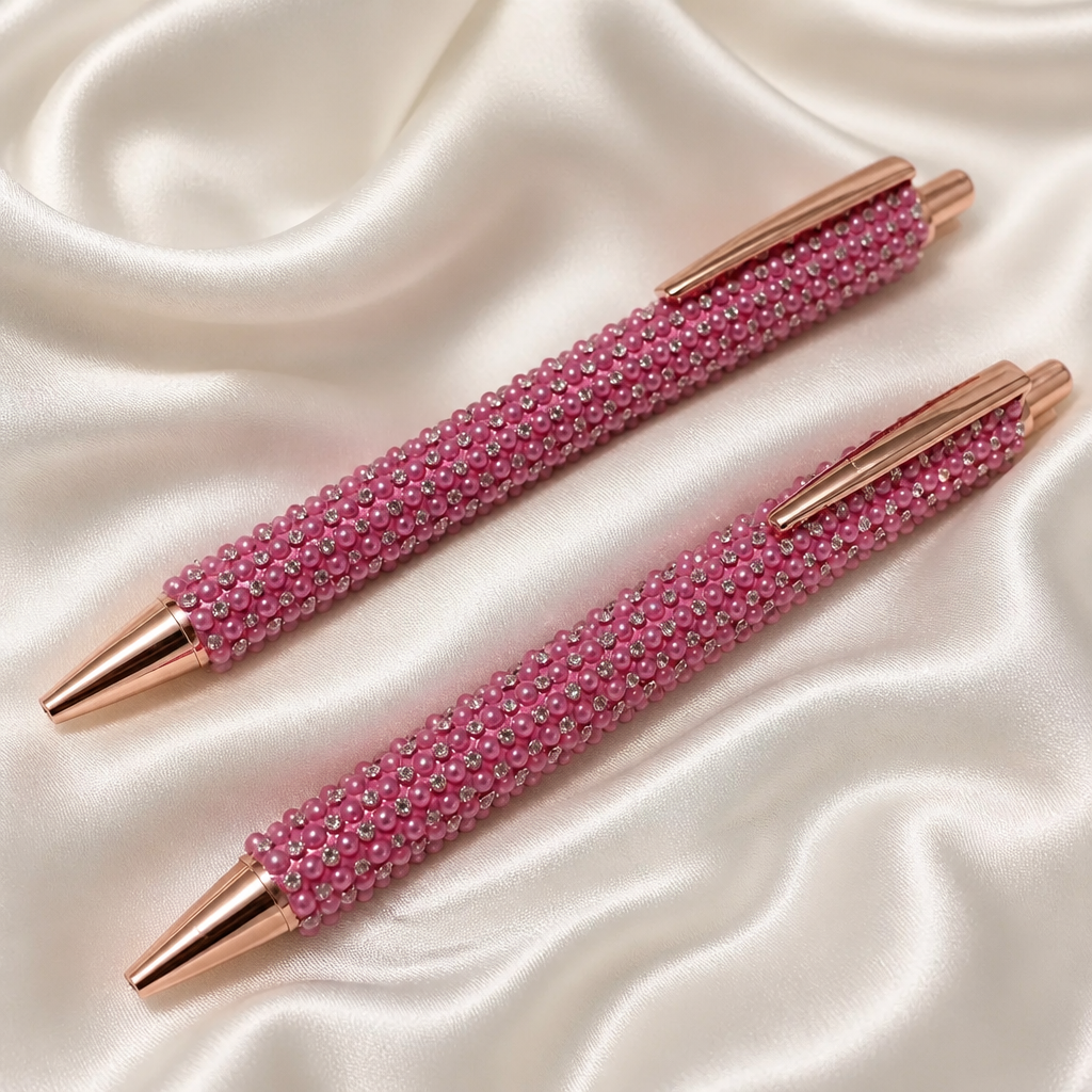 Rhinestone Executive Pen - "Passionate Pink"
