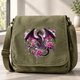 Multi-Pocket Crossbody Vintage Messenger Bag - 