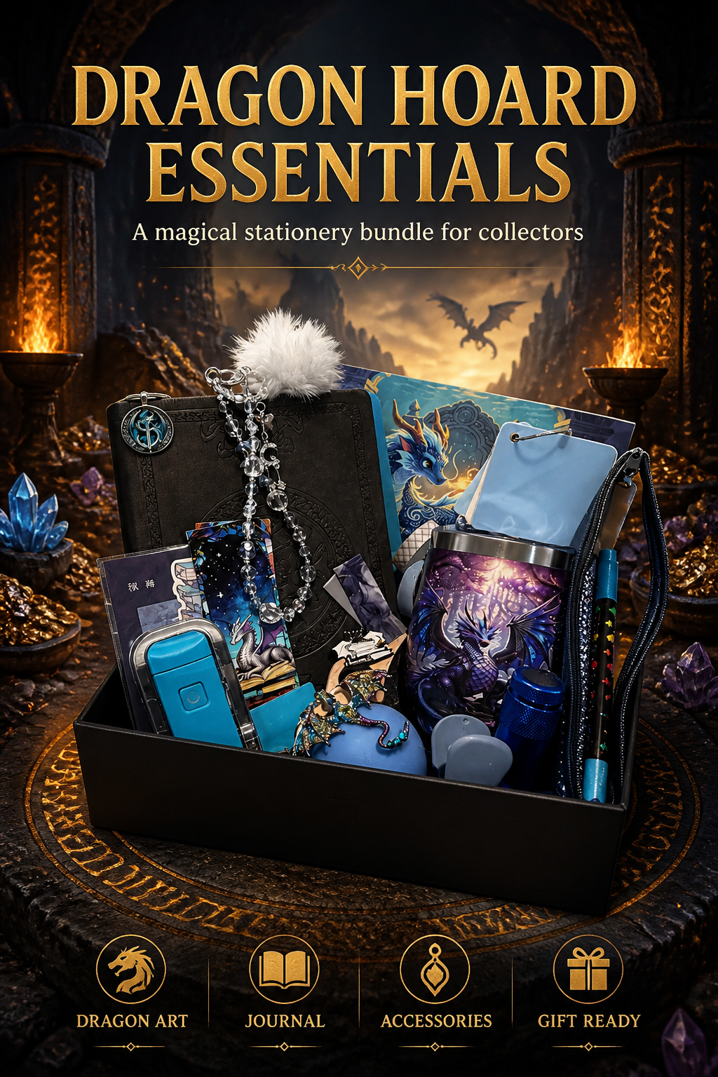 Blue Dragons Hoard Bookish Bundle