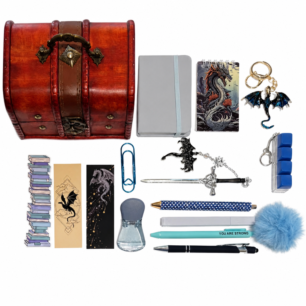 Dragon Chest Desk Bundle (Bright Blue) Exclusive
