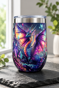 Stainless Steel Tumbler - "Dragon Rising" 12Oz