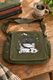 Multi-Pocket Crossbody Vintage Messenger Bag - 