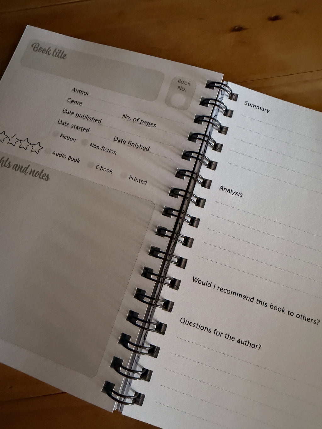 Australian Edition - A5 Reading Journal